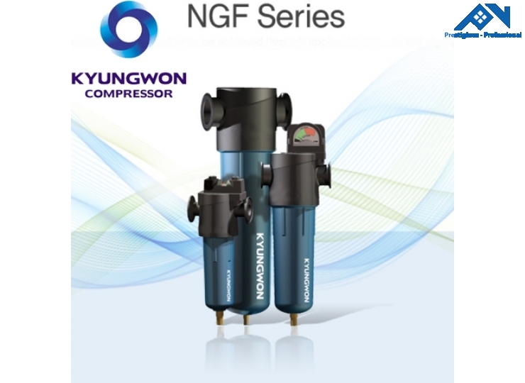 NGF series Lọc đường ống lớn cho máy nén Kyungwon