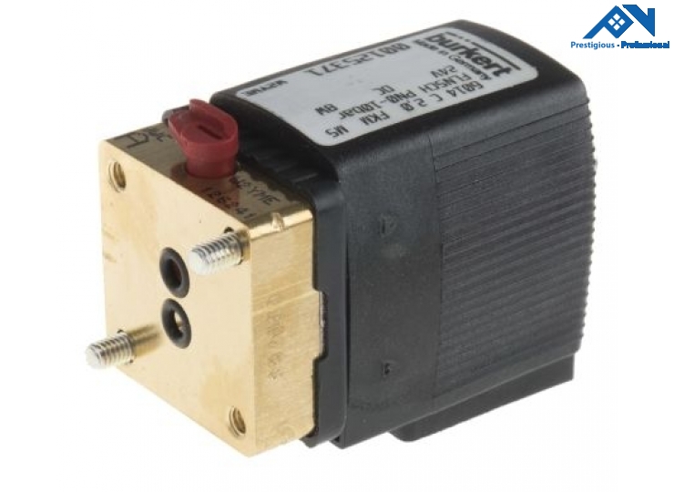 Burkert Valve 125371, 3 port , NC, 24 VDC