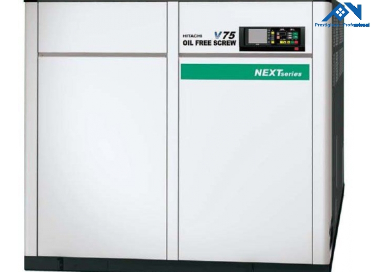 Máy nén khí trục vít có dầu Hitachi